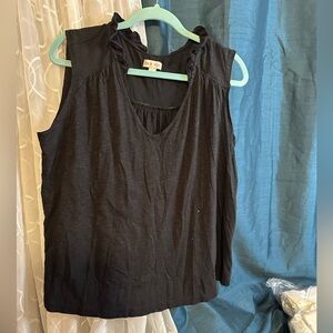 Knox Rose Black Sleeveless Tank Top